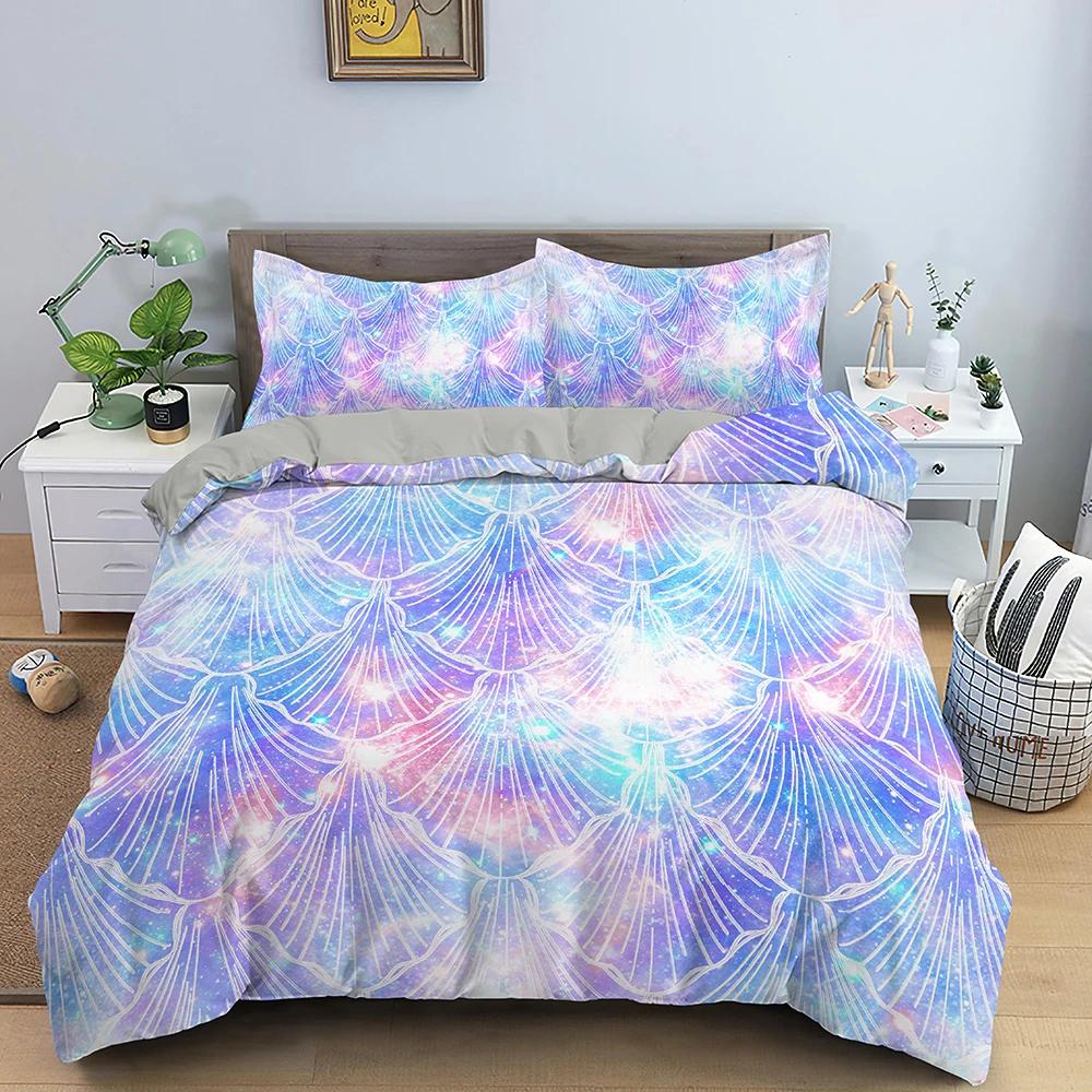 3D Starry Sky Duvet Cover Set Luxury Galaxy Printed Bedding Set King Queen Full Quilt Cover With Pillowcase Bedroom Decor