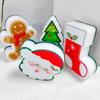 Christmas Dishcloths Easy To Clean Kitchen Cleaning Supplies Durable Cartoon Designs Home Decor Sponges Funny 10x12cm