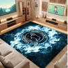 Tappeto in Velluto di Cristallo con Stampa del Derby County Football, Comodo Assorbente d'Acqua Antiscivolo Tappeto per Pavimenti Interni
