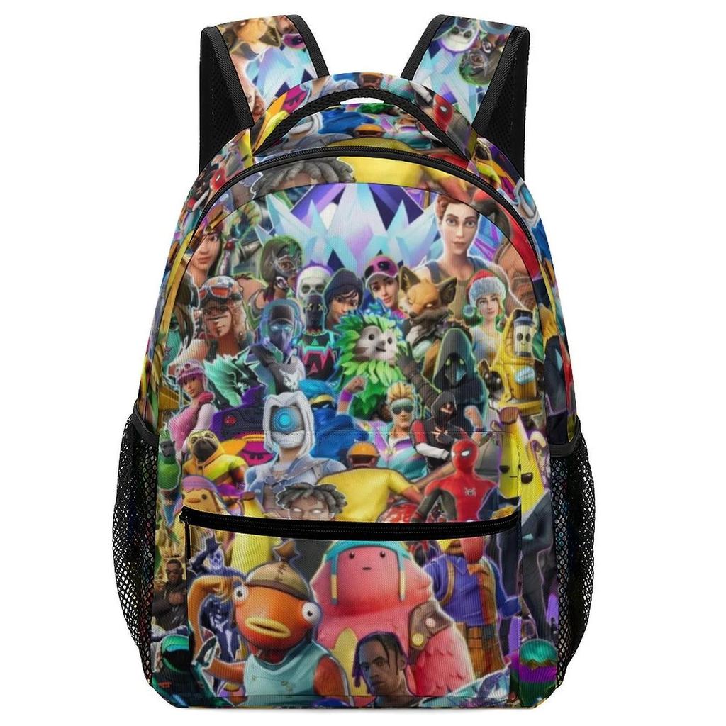 School Season Digital Printing Backpack Student Bag Large Capacity Children'S Messenger Bag Lunch Bag