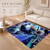Dark Fantasy Anime J-Jujutsu KaisenS Floor Mat Non-Slip Absorbent Floor Mat Decorative Rug for Home Bathroom Bedroom Entryway