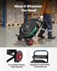 Banding Strapping Cart, Fit for PET/PP/Polyester Strapping Coils with 20.3/40.6 Cm Core Size, Heavy Duty Strapping Dispenser Equipped with Upgrade