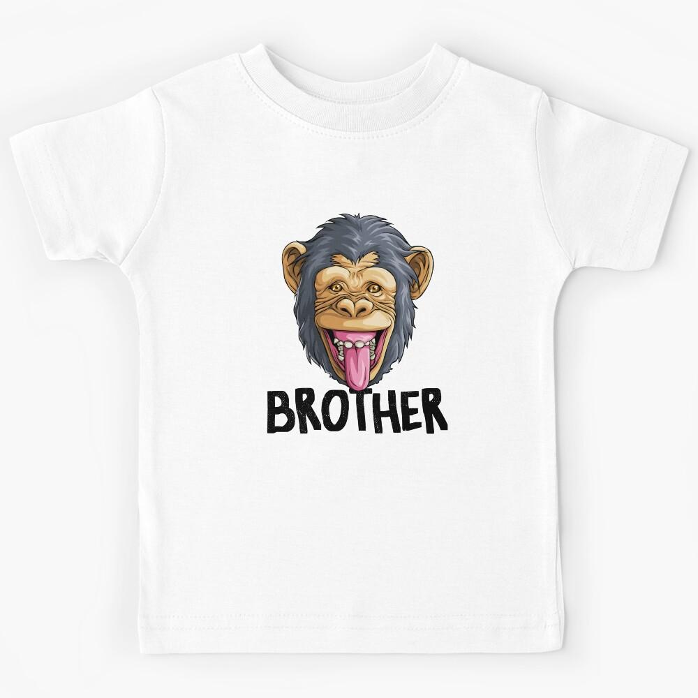 Monkey Brother Chimpanzee Kids T-Shirt 170