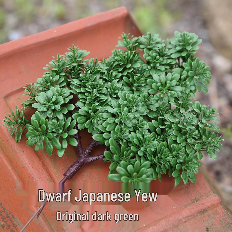 Ramură Artificială de Pin cu Frunze de Arțar și Accente de Chiparos