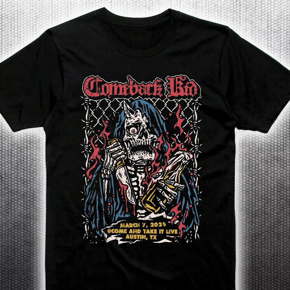 Comeback Kid Black Cotton All size S-5XL unisex T-shirt NEW OM654 Unisex T-Shirt L
