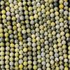Smooth Round Yellow Serpentine Beads, Loose Beads, Full Strand 14-15 Inch Beads, Gemstone Beads for Jewelry Making, 6mm 8mm 10mm Size Beads.