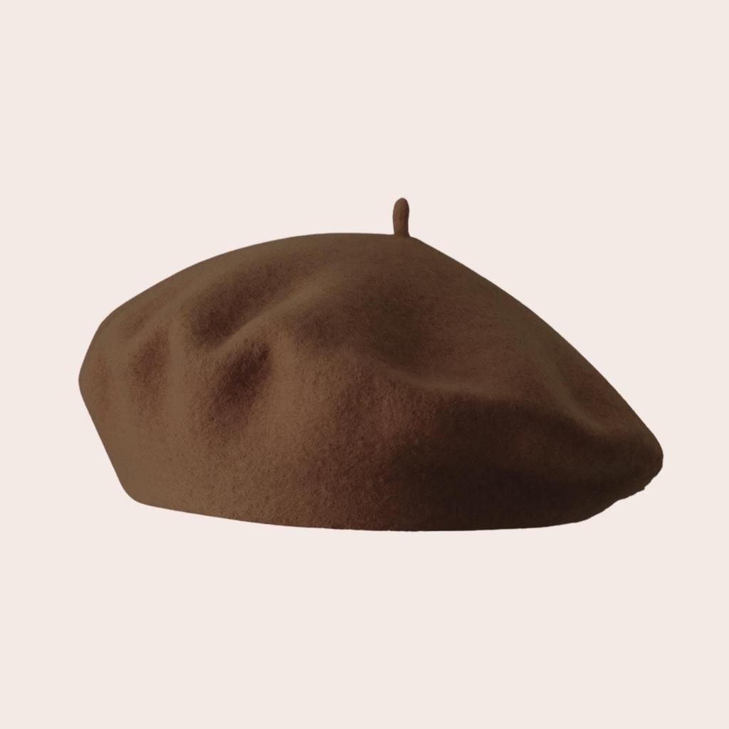 Autumn & Winter Wool Beret: Thick, Fashionable, Versatile & Warm