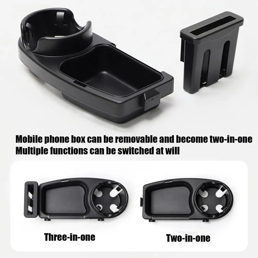 Detachable Phone Rack 3 In 1 Stroller Snack Tray Toddler Pushchair Rack Baby Mealtime