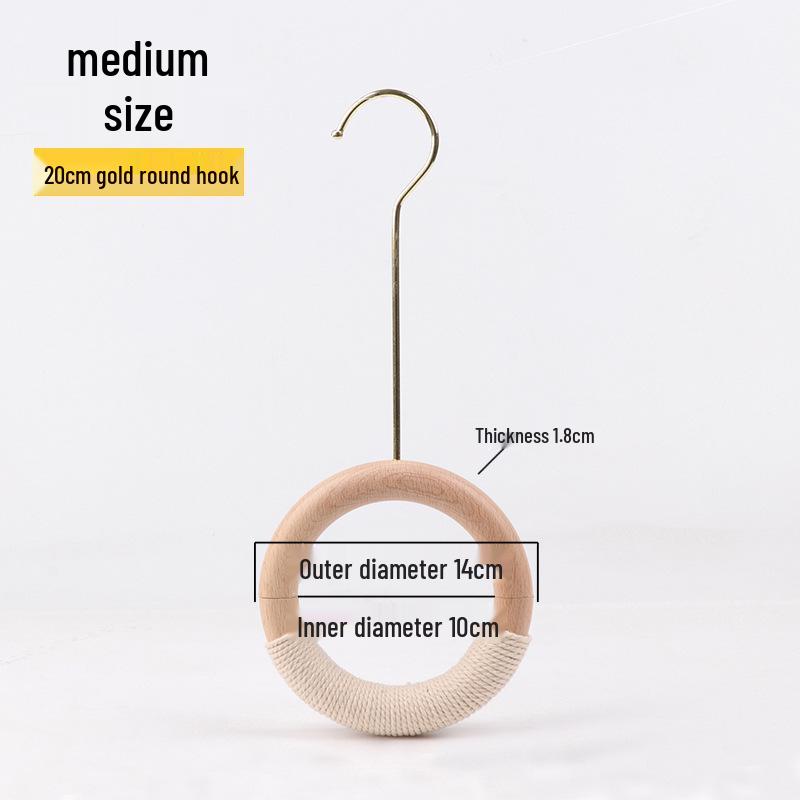 Solid Wood Acrylic Clip Hanger for Clothing Stores – Perfect for Children's Wear, Women's Wear, Pants, Scarves, Hats, and Socks.