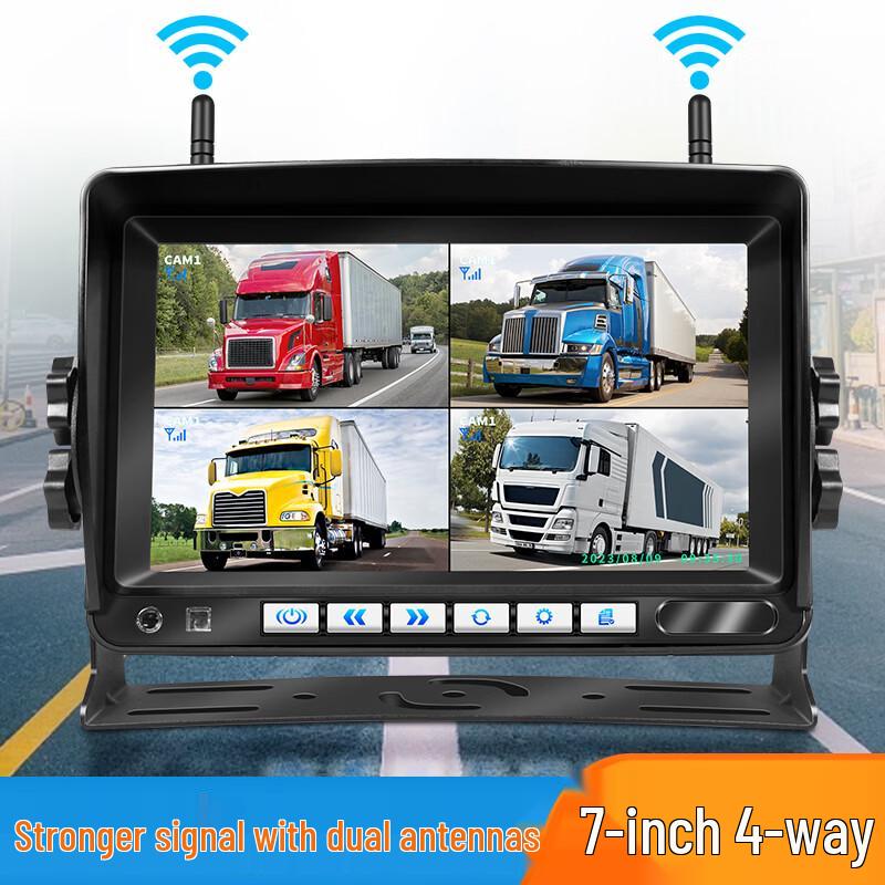 YOELBAER 24V Wireless HD Vehicle Monitoring & Reversing Camera System (CN version)