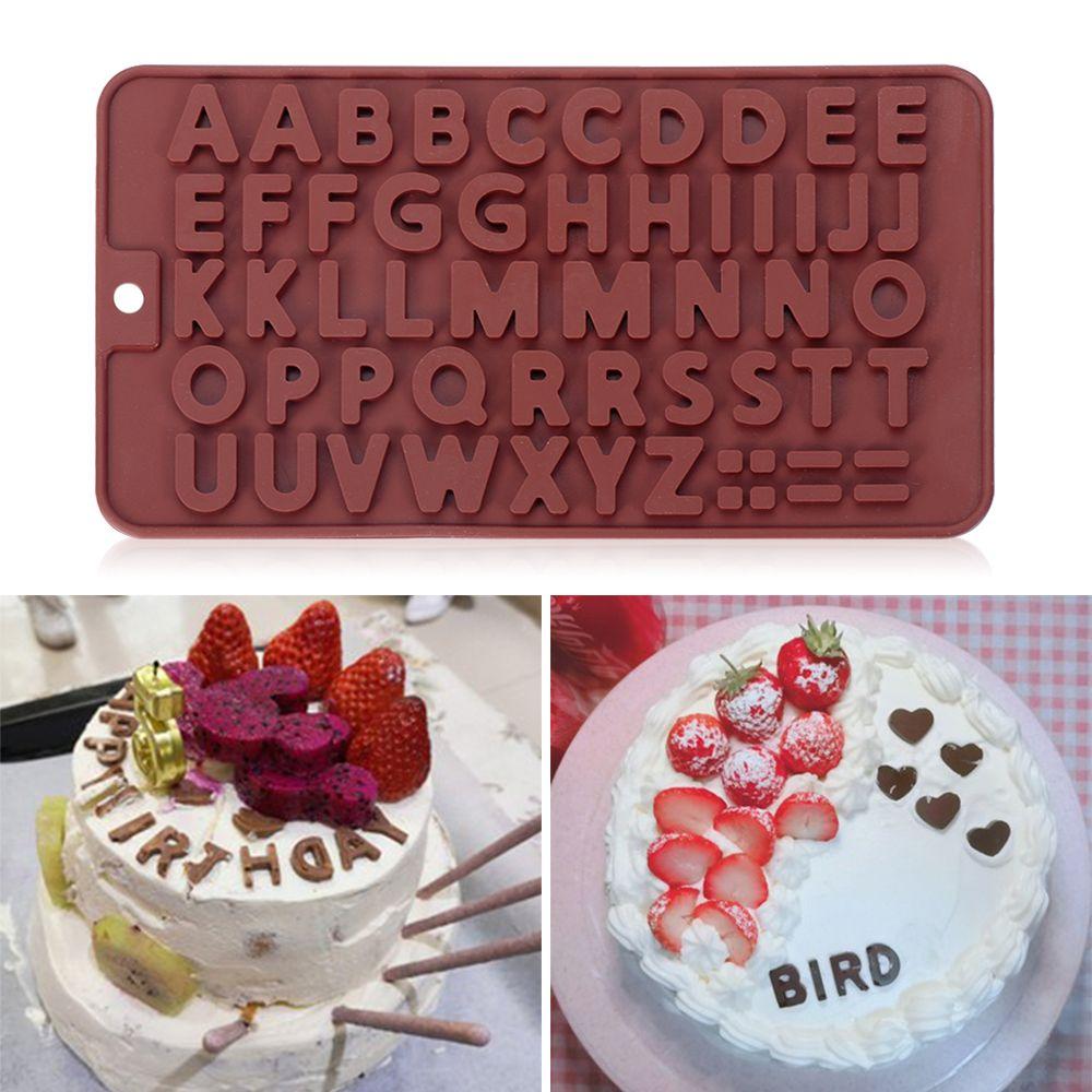Ice Number Letter Valentine Cake Molds Chocolate Mould Silicone Mold Baking Tool