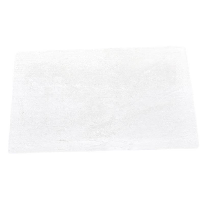 Thick Faux Rabbit Fur Non-Slip Floor Mat for Living Room, Bedroom, and Bedside