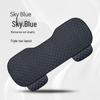 Universal Nappa Leather Car Seat Cushion: Star Embroidered, Backless, Non-Slip, Three-Piece Set