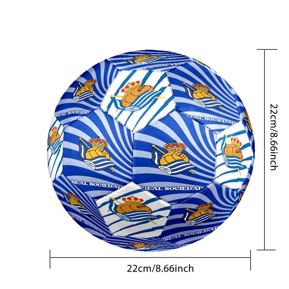 Royal Football Emblem Size 5 Soccer Balls, Anti-Slip, Protective Football, Outdoor Sport, a Unique Gift Suitable for him/her, Birthdays