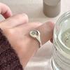 Korean Retro Flower Cuff Finger Rings For Women Girl Fashion New Jewelry Bosom Friend Gift Party Anillos Mujer