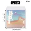 5Pcs 7/10/12 Inch Pvc Thicken Record Protective Sleeves Lp Vinyl Records Outer Sleeves Reusable Flat Open Top Bag Cover