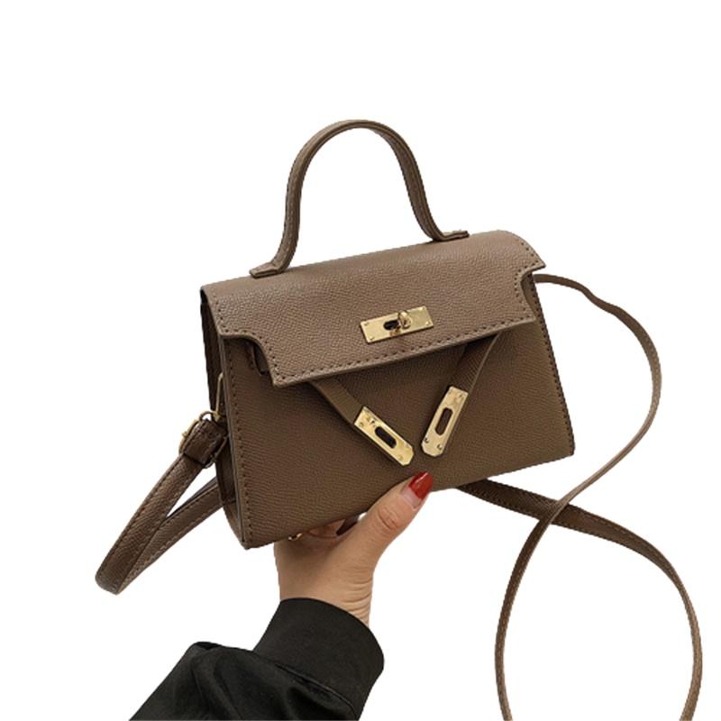 2020 New Lock Buckle Fashion Women's Bag Trendy Embossed Ladies Shoulder Bag Street Style Multiple Colors