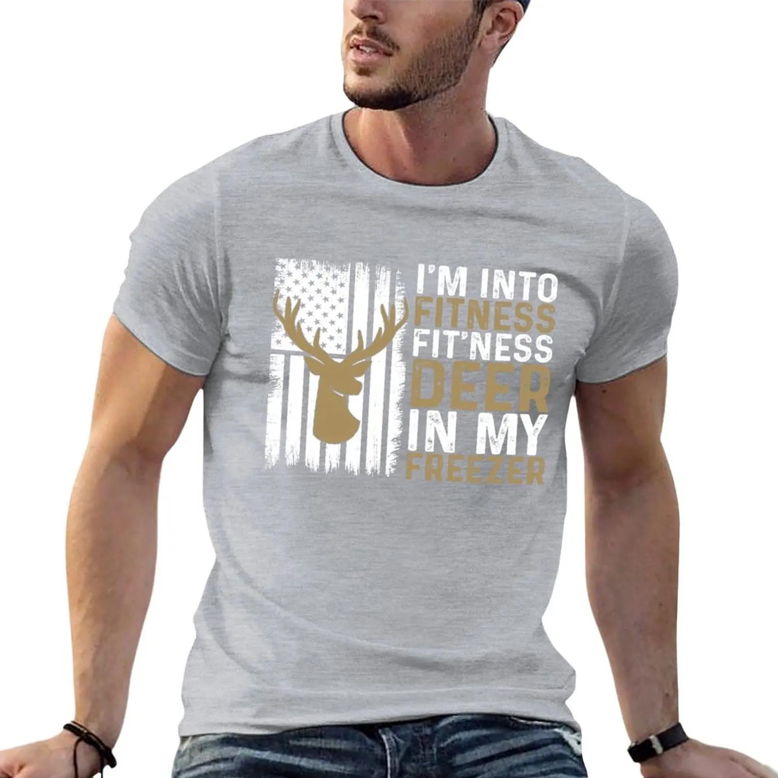 

Im Into Fitness Fitness Deer In My Freezer Deer Hunting TShirt anime tshirt shirts graphic tees tops luxury clothes men S