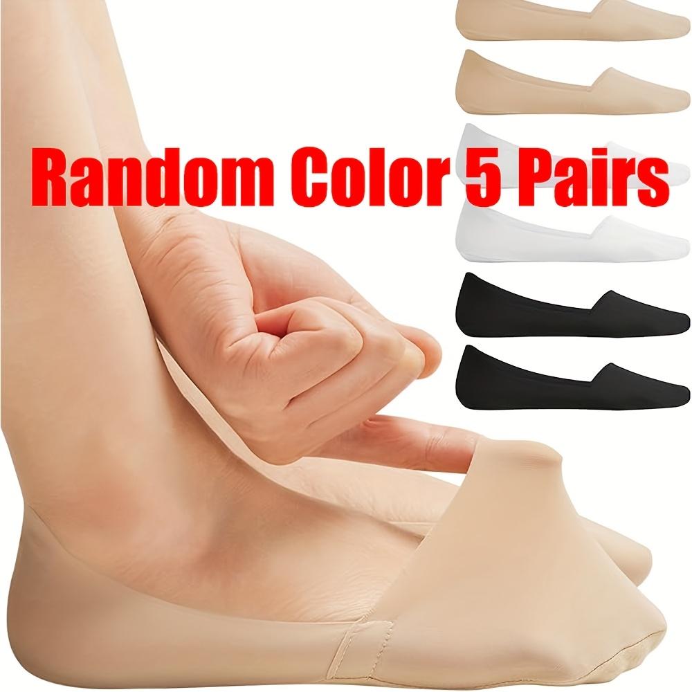 

[5-8 Pairs Thin No Show Socks] 5-8 Pairs women Thin No Show Socks Made of Surface on the Surface & on the Bottom