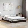 VidaXL Black Bed Frame 140x200 Cm Engineered Wood, Bedroom Furniture, Bed Base, Pallet Bed, Bed, Bed 842022