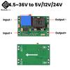 DC-DC Buck-Wandler Step-Down-Modul Netzteilmodul 4,5-36V auf 5V/12V/24V Stabilisierte Stromversorgung Platine 5,6A
