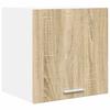 Wall Cabinet Sonoma Oak and White 40 X 31 X 40 Cm