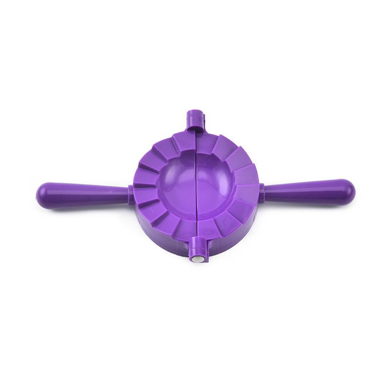 4-Piece Colored Dumpling Maker Set: Manual Kitchen Tool with Dumpling Clips and Molds