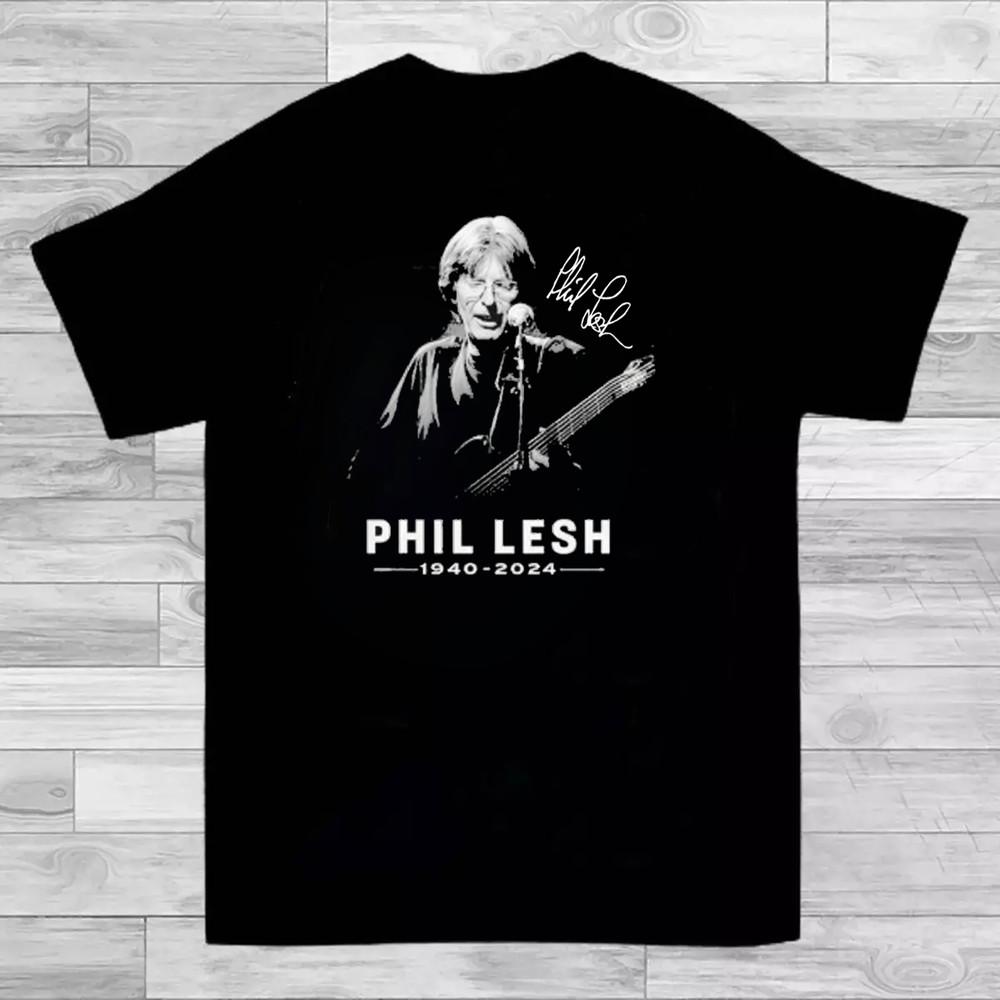Rare Phil Lesh 1940-2024 Black Color Shirt Gift For Fan NI1123 Unisex T-Shirt S