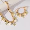 Summer Vacation Ocean Style Starfish Shell Necklace Bracelet Set