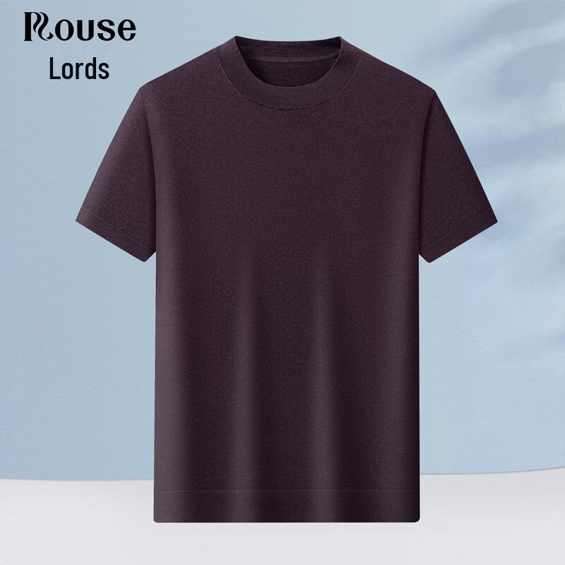 

Men s Silk-Wool Blend Short-Sleeve T-Shirt 180