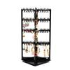 Rotating Earring & Necklace Display Rack with Dustproof Large Capacity