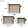 Nylon Mesh Cosmetic Bag Zipper Heart Shaped Toiletry Organizer Makeup Bags Multifunctional Women Lipstick Key Coin Purse Pouch