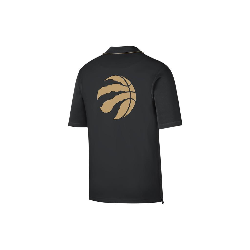Nike NBA Toronto Raptors Tričko Černé/Hnědé Pánské Streetwear DB2472-010