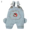 1/12 Dolls Casual Wears Casual Pants Fashion Jeans Overalls T-shirt Clothes Accessories