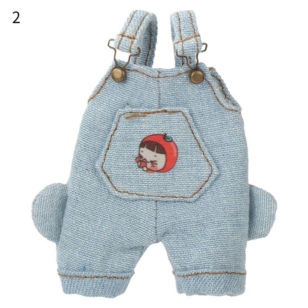 1/12 Dolls Casual Wears Casual Pants Fashion Jeans Overalls T-shirt Clothes Accessories