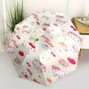 Hello Kitty,Cute Patterns Automatic Umbrella-Foldable, Durable 8-Bone Design, Compact and Stylish, Great for Camping, Halloween, Christmas,