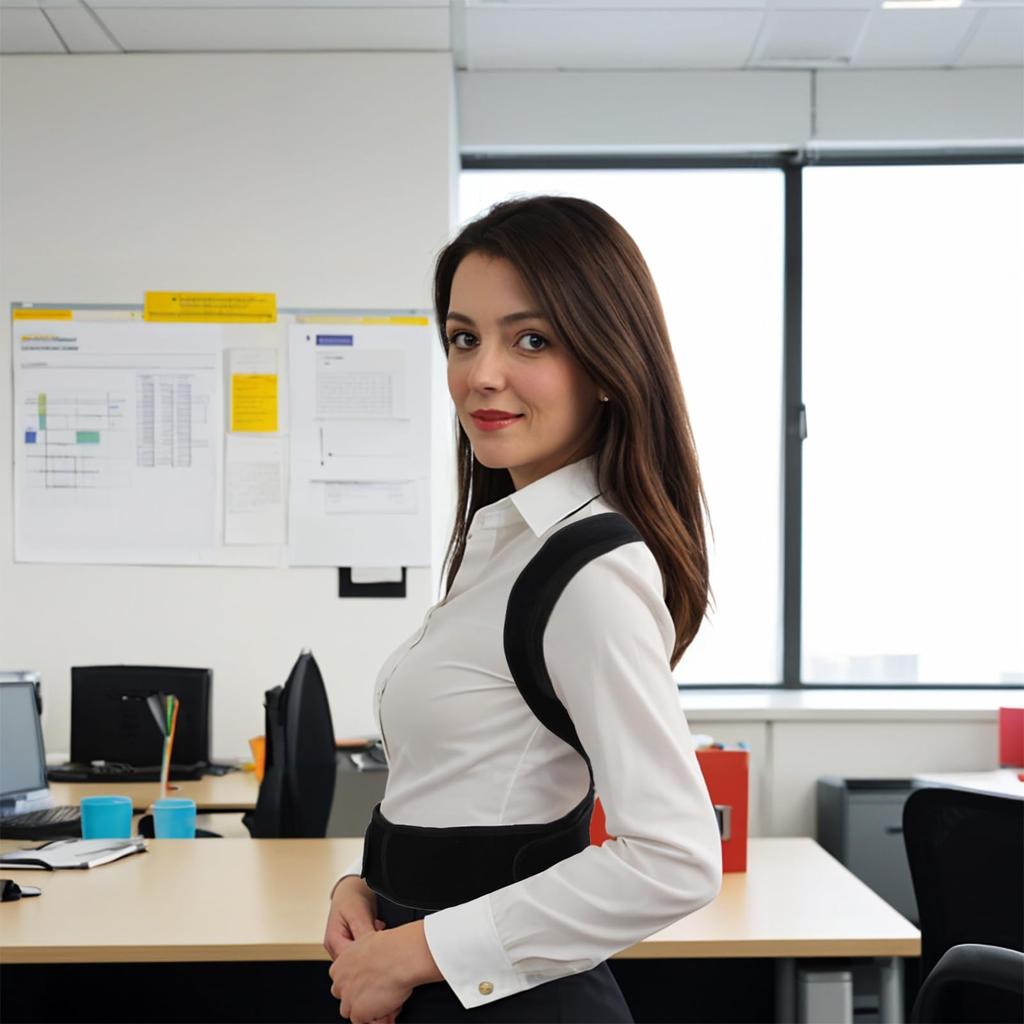 Buckliger Haltungsgürtel, Rückenmuskelkorrektur-Unterstützung, Unisex, atmungsaktiv, verstellbare Unterwäsche, Rückenmuskelunterstützung, viele Größen, Schreibtischarbeit, Vorbeugung