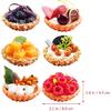 Hemoton 6Pcs Artificial Cake Set, Fake Simulation Realistic Food, Imitation Faux Fruit Cake Dessert, for Kitchen Party Decoration Display Props Model