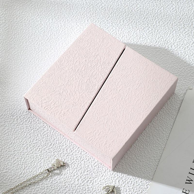 Earring Storage Slanted Flip Cover Necklace Case Bracelet Holder Magnetic Closure Jewelry Box For Home Storage Women Gift