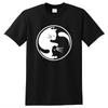Brand Mens Tshirt 100 Cotton High Quality Fashion Cute Cat Printed Men T Shirt Casual Mens Tshirt Tops Yin Yang Figure