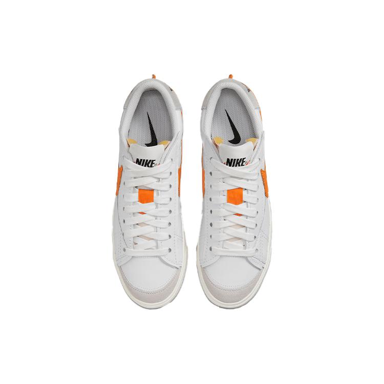 Nové Nike Blazer Low 77 Jumbo Bílé Alpha Oranžové Plachetnicové DN2158-100