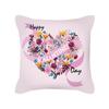 Peach Skin Pillowcase Valentine's Day Pillowcase Pink Heart-shaped Pillow Romantic Series Home Decoration Sofa Cushion Cover