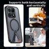 KEYSION Hollow Heat Dissipation Magnetic Case for MagSafe for Xiaomi 17 Cooling Hide Stand Shockproof Phone Cover for Xiaomi 17