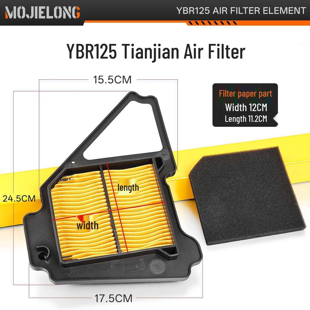 Yamaha YBR125 Air Filter for JYM Tianji/Tianqi Motorcycles