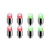 2/4/8pcs LED Tire Valve Stem Caps Neon Light Waterproof Wheel Spoke Lights LED Tire Lamp for Motorcycle Bicycle Car Accessories