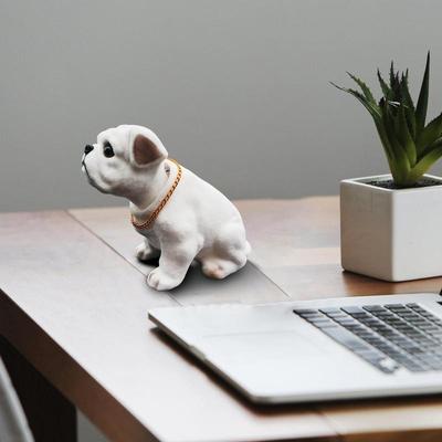 Shaking Head Dog Ornaments Center Console Car Decoration Creative Cute Car Ornaments Car Interior Resin Dog Ornaments