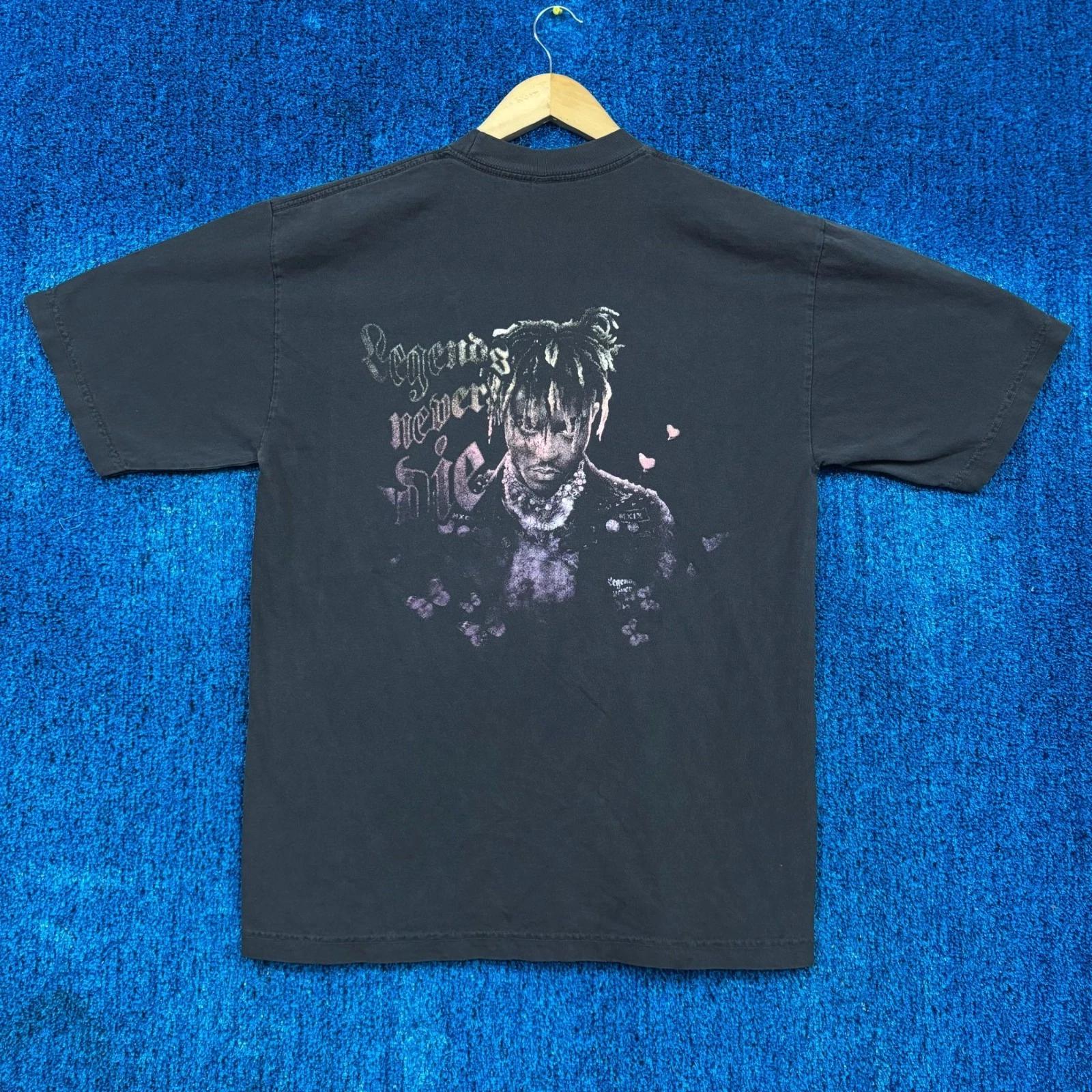 

Juice Wrld Legends Never Die Album Cover 999 Emo Rap Tee M M