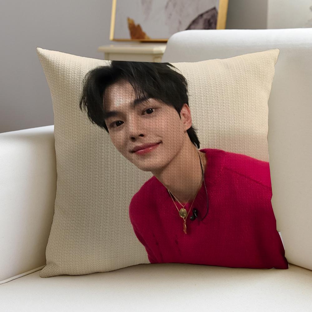 KKorean actor Song KangS Cushion Cover Breathable and skinfriendly linen pillowcase square removable and washable cushion