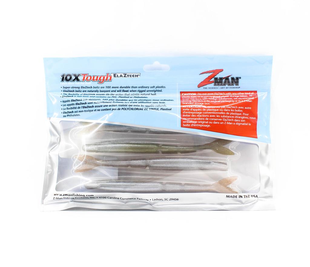 Zman Soft Lure DarterZ 6 Inch 5/Pack Shiner (1461)