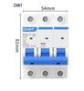 Zhengtai NXB-631P Miniature Circuit Breaker: 2P Household, 3P 63A, 4P 32A Electric Switch